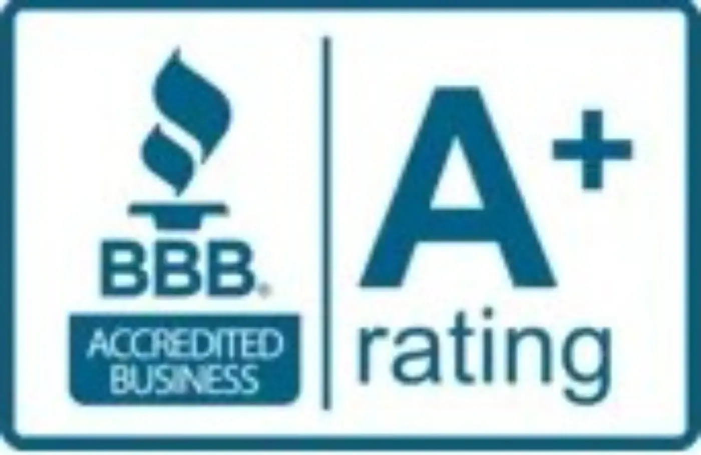 BBB Accredited Business A+ rating